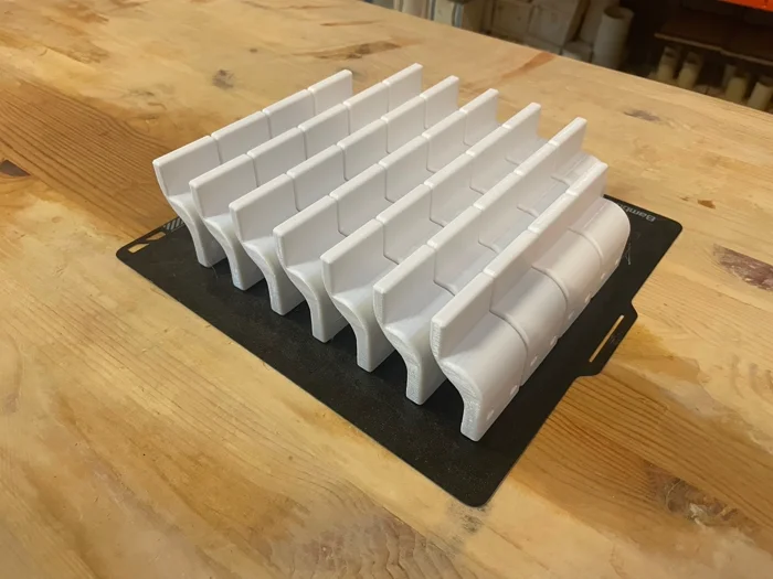 Custom printed organizer with slots